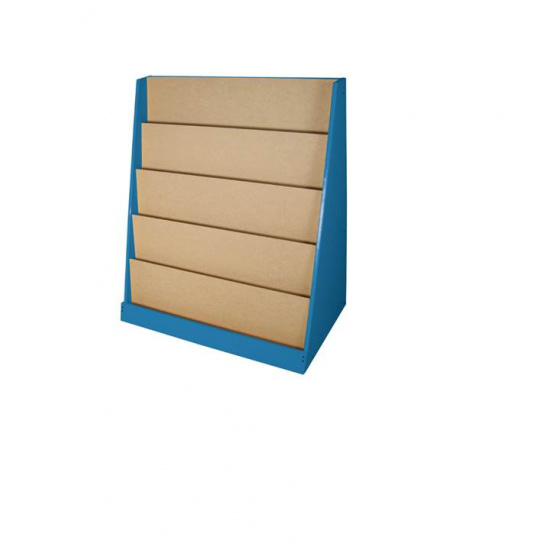 STAND PARA LIBROS EN COLOR EN MELAMINA 1.00X1.20X.40 CMS 