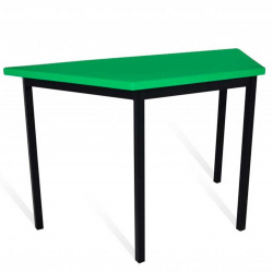 MESA TRAPEZOIDAL .90X.40 CMS CON CUBIERTA EN FORMICA MOB021